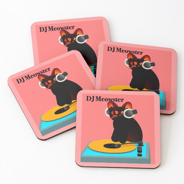Item preview, DJ Meowster – Cool Cat on the Turntable designed and sold by Lil’ Ember Eyes.
