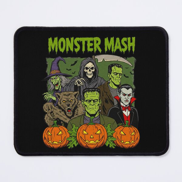 Item preview, Monster Mash Halloween Characters with Pumpkins designed and sold by TeeARTHY.
