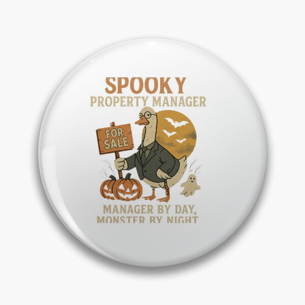 Item preview, Spooky Property Manager Goose – Funny Halloween Real Estate Shirt designed and sold by Galeanto.