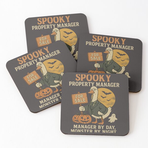 Item preview, Spooky Property Manager Goose – Funny Halloween Real Estate Shirt designed and sold by Galeanto.
