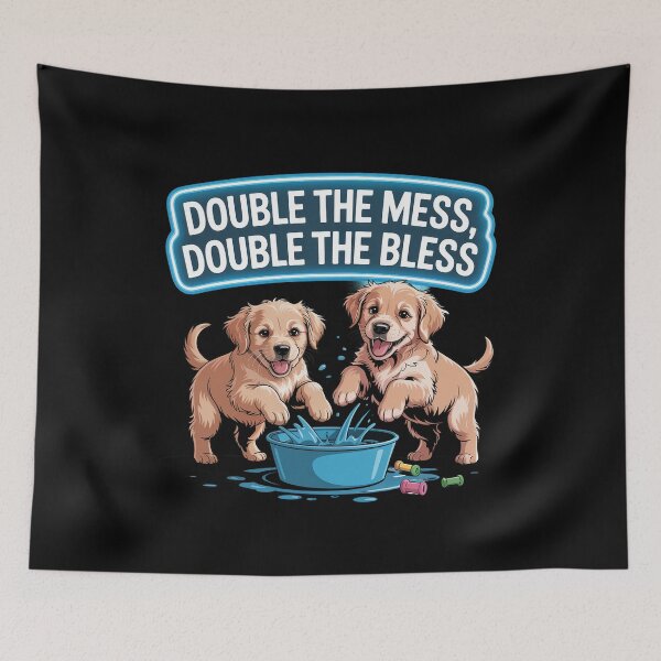 Item preview, Double the Mess Double the Bless designed and sold by LaBanana-Art.