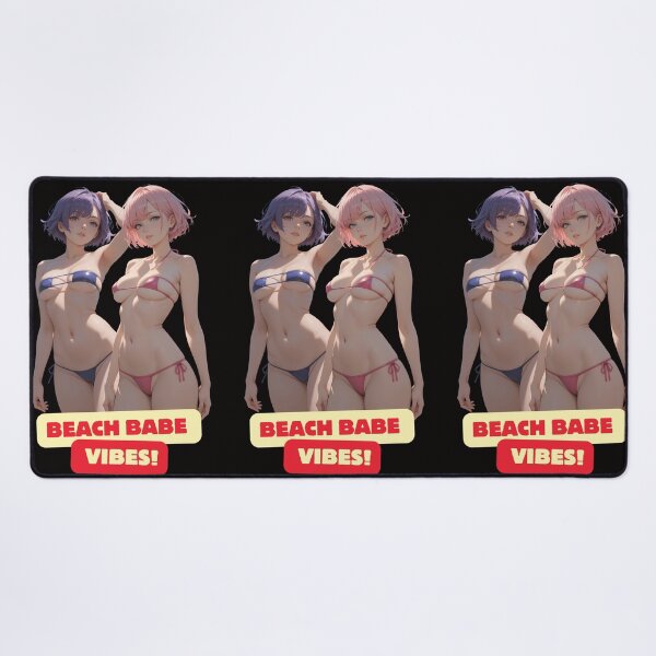 Item preview, Beach Babe Vibes, Sexy Anime Bikini Girls designed and sold by Ping0686.