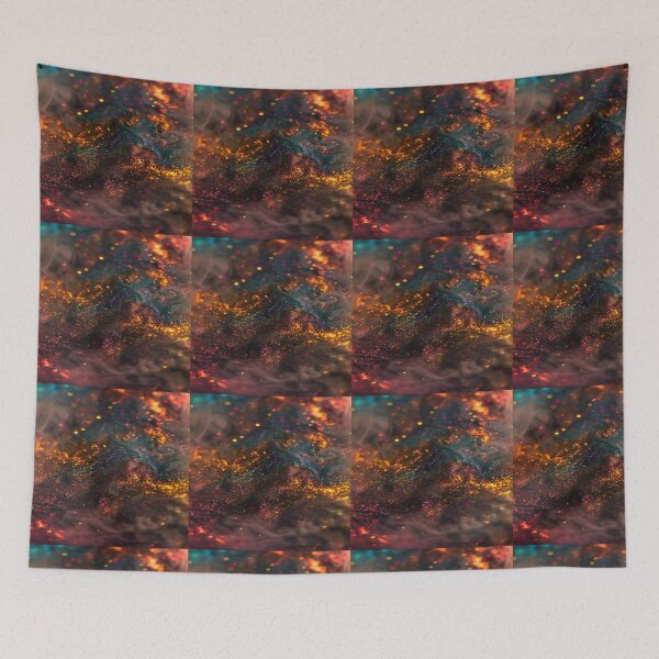 Item preview, Drawing of glimmering celestial shining depths designed and sold by NivyasArtistry.