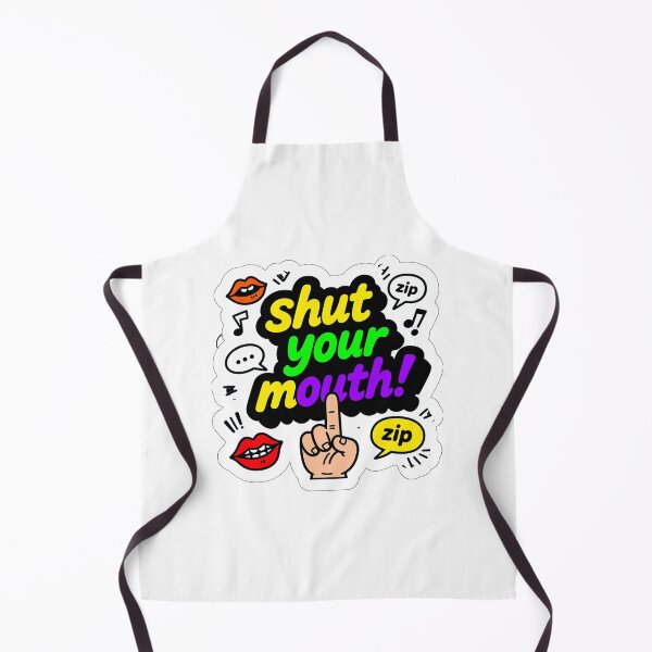 Item preview, Shut Your Mouth – Bold Swear Word Quote Design | Funny Adult Humor T-Shirt, Mug, Sticker, Gift designed and sold by emilylovescolor.