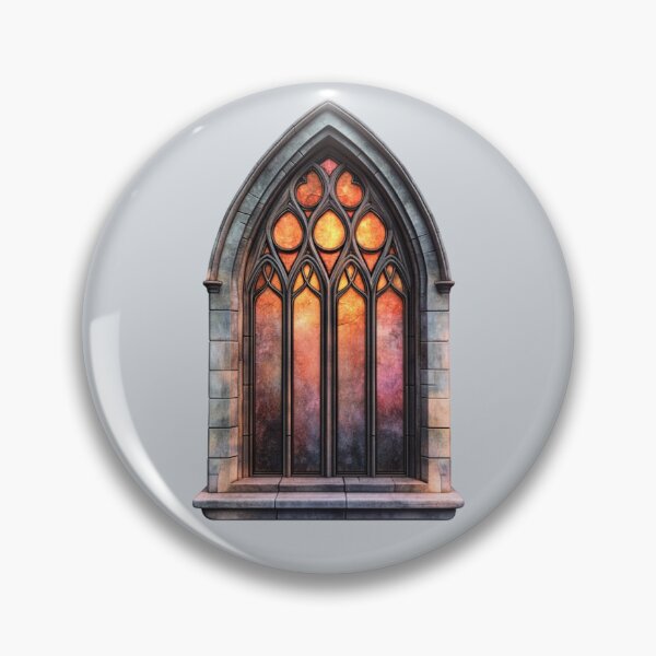 Item preview, Gothic stained glass window  designed and sold by FatBirdie.