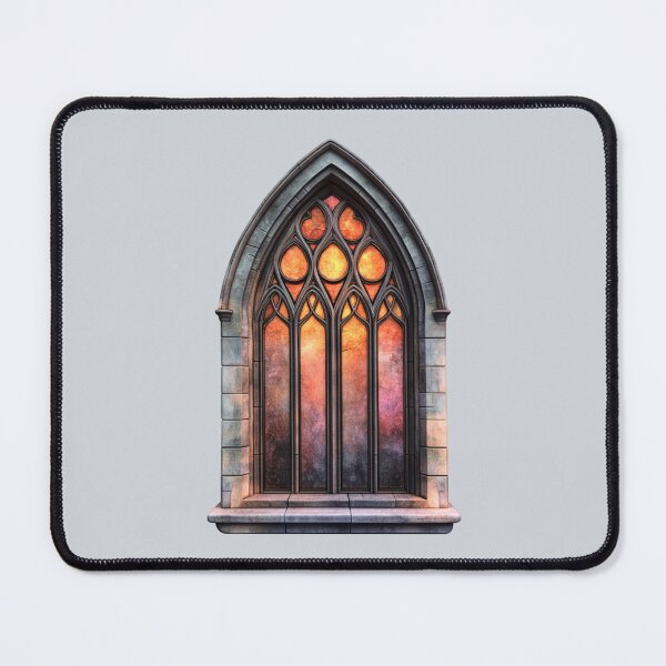 Item preview, Gothic stained glass window designed and sold by FatBirdie.