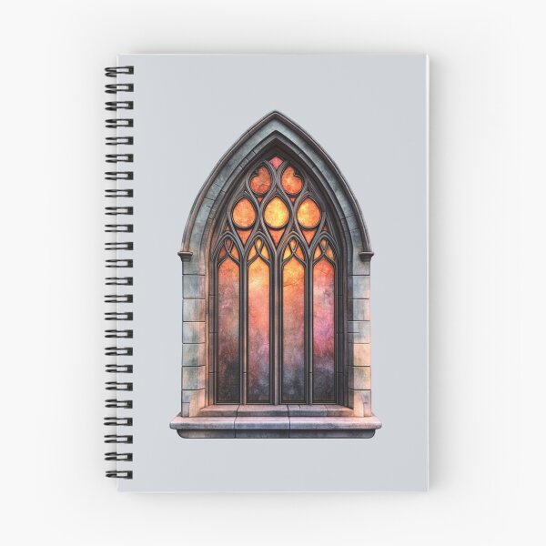 Item preview, Gothic stained glass window  designed and sold by FatBirdie.
