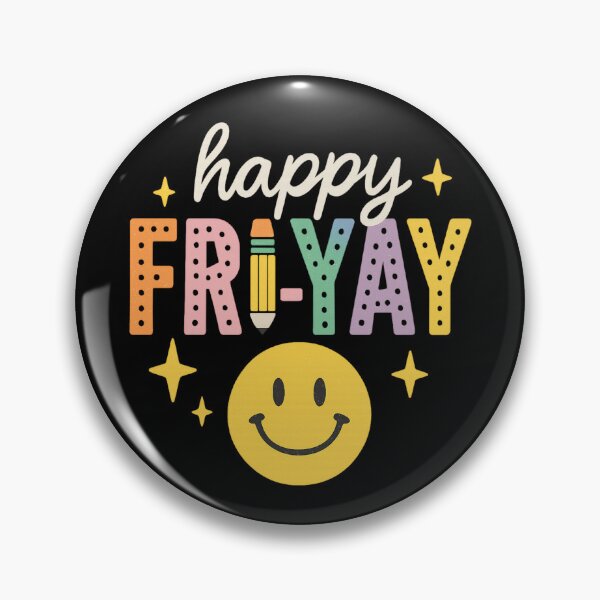 Item preview, Happy Fri-Yay – Neon Pastel Retro Weekend Design designed and sold by haitrieuic96.