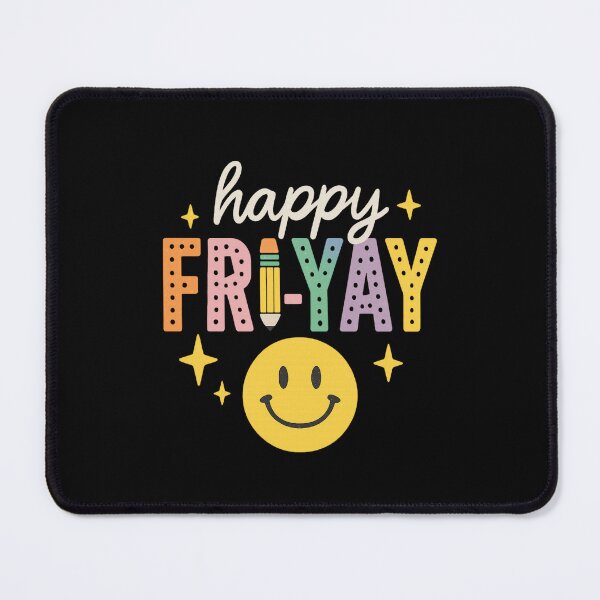Item preview, Happy Fri-Yay – Neon Pastel Retro Weekend Design designed and sold by haitrieuic96.