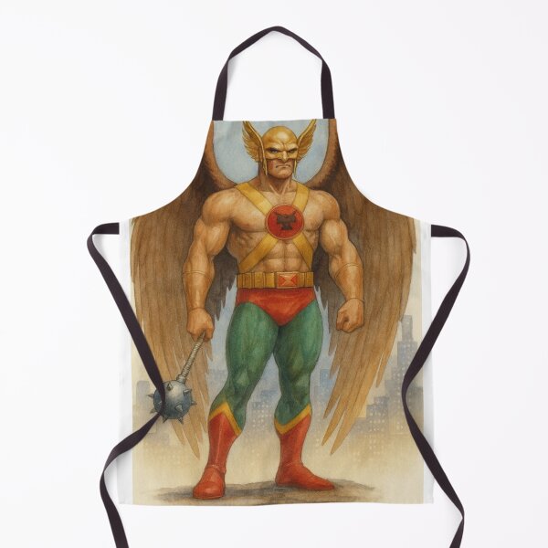 Item preview, Hawkman Vintage Superhero Watercolor Art designed and sold by Thogan0416.