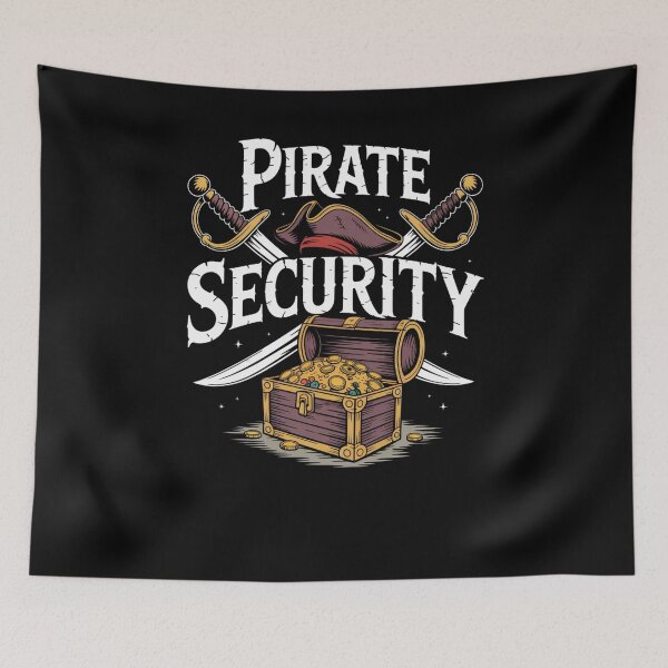 Item preview, Pirate Security funny Halloween Costume Dad Mom group joke designed and sold by snowry.