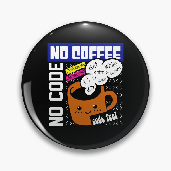 Item preview, No Coffee, No Code – Code Fuel Mug designed and sold by DAFIN.