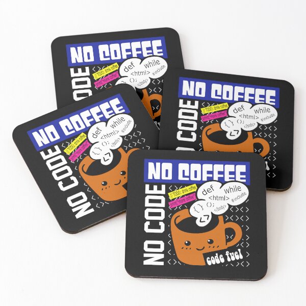 Item preview, No Coffee, No Code – Code Fuel Mug designed and sold by DAFIN.