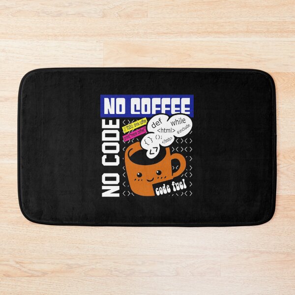 Item preview, No Coffee, No Code – Code Fuel Mug designed and sold by DAFIN.