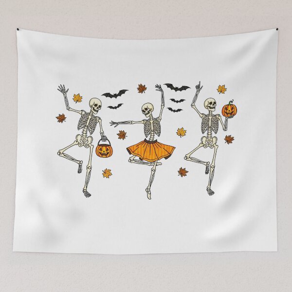 Item preview, Dancing Skeletons Halloween designed and sold by TeeARTHY.