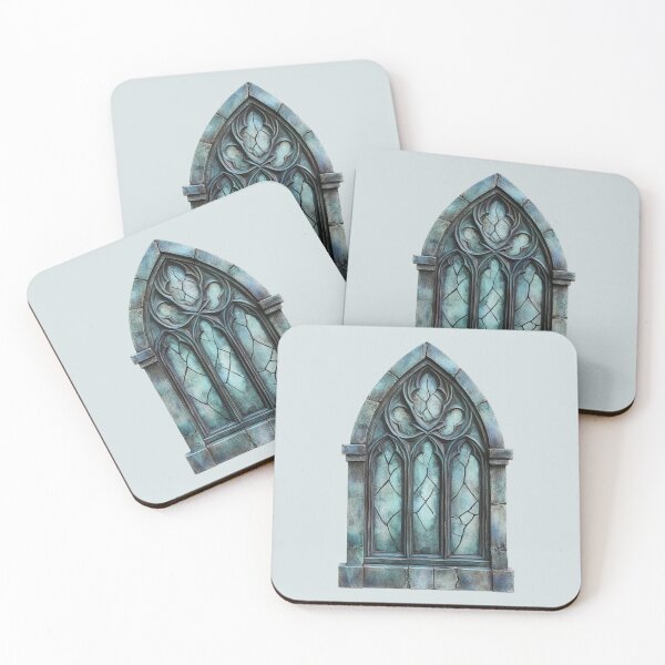 Item preview, Gothic stained glass window  designed and sold by FatBirdie.