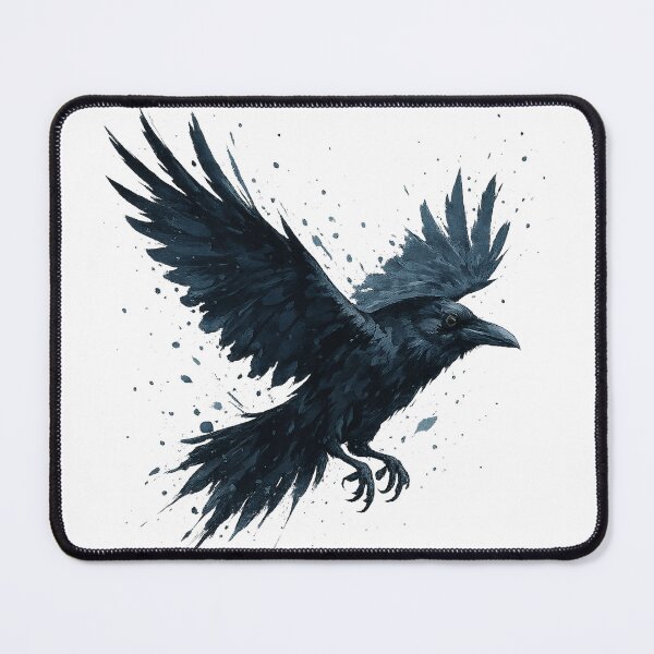Artikelvorschau, Raven in Flight – Splash Art Design entworfen und verkauft von ArahirPrints.