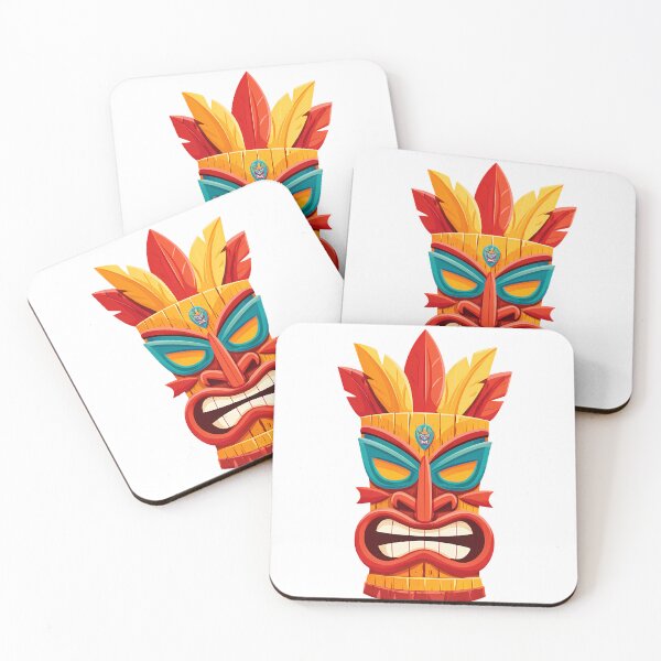 Item preview, Tiki Tribal Mask – Colorful Exotic Festival Design designed and sold by DesignArtist.ia.