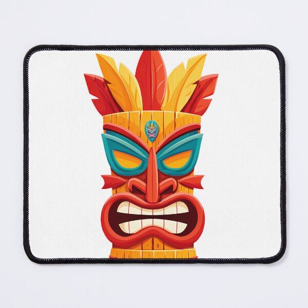 Item preview, Tiki Tribal Mask – Colorful Exotic Festival Design designed and sold by DesignArtist.ia.