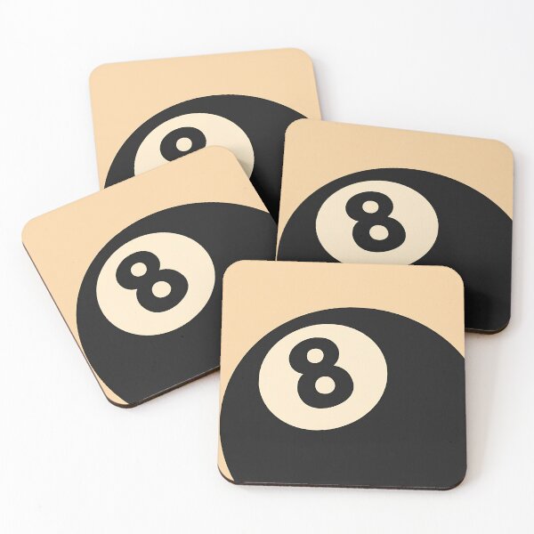 Item preview, Minimalist 8 Ball Pool Design designed and sold by ParadisePosters.