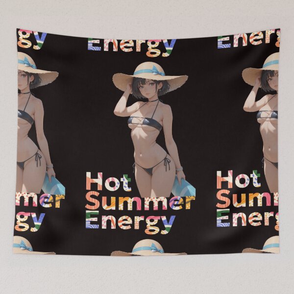 Item preview, Hot Summer Energy, Sexy Anime Bikini Girls designed and sold by Ping0686.