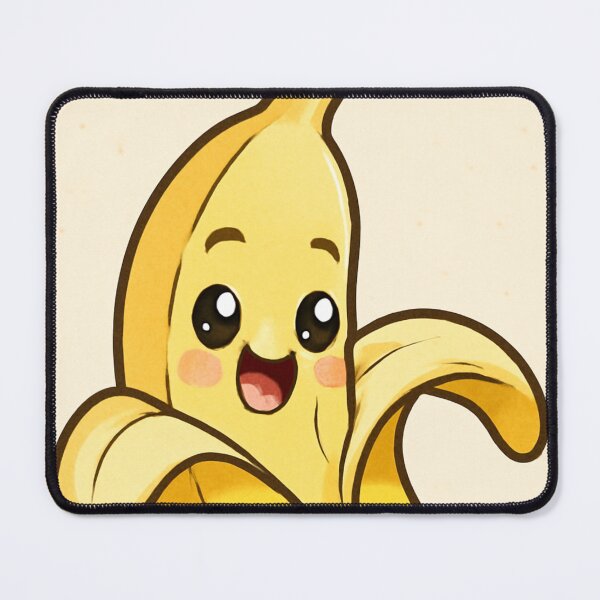 Item preview, Playful Cartoon Banana with Big Smile" designed and sold by Stickerrwallah.