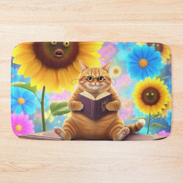 Item preview, Cat on book  designed and sold by Obinne.