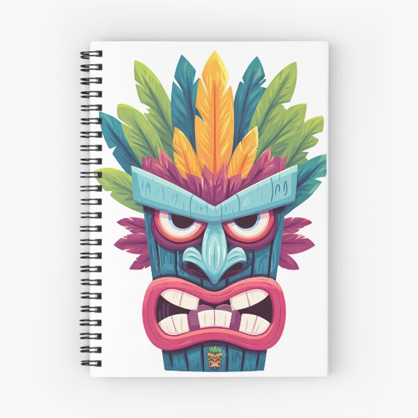 Item preview, Colorful Tribal Mask – Exotic Tiki Pop Art Design designed and sold by DesignArtist.ia.