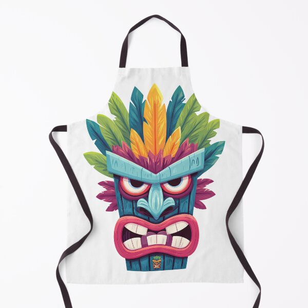 Item preview, Colorful Tribal Mask – Exotic Tiki Pop Art Design designed and sold by DesignArtist.ia.
