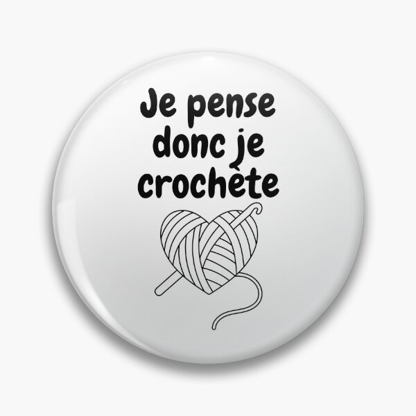 Item preview, I think therefore I crochet designed and sold by Fil-de-Cristal.