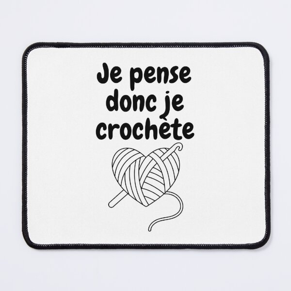 Item preview, I think therefore I crochet designed and sold by Fil-de-Cristal.
