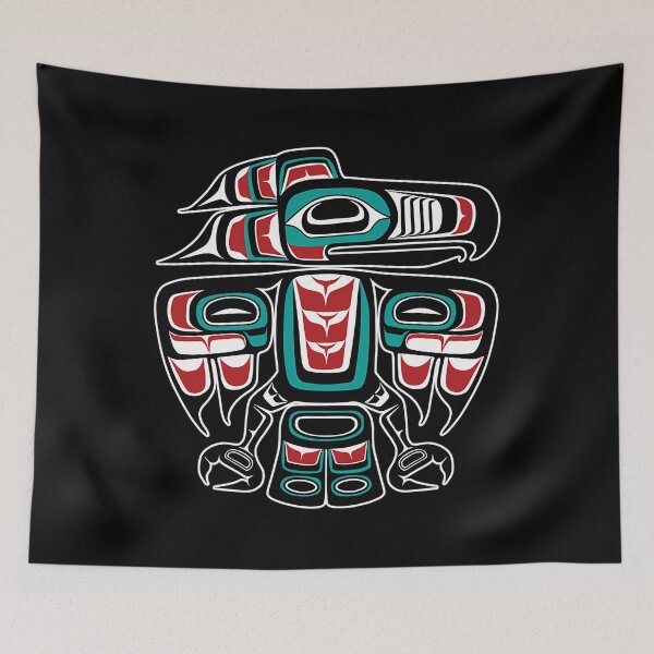 Item preview, Haida Tlingit Native Raven Totem designed and sold by DanielleJuliens.