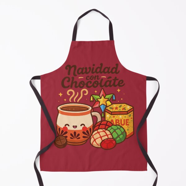 Item preview, Navidad con Chocolate – Mexican Christmas Hot Chocolate & Conchas Tee designed and sold by HOLY-D-TEE.