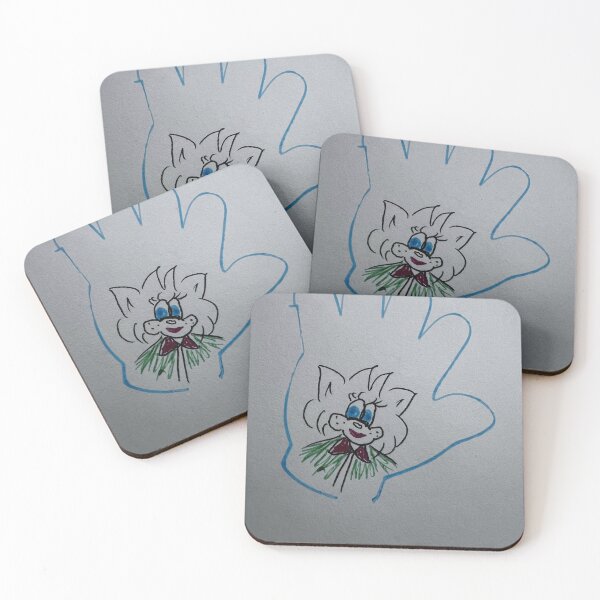Item preview,  „Cartoon-Katze in Handform – Kreatives Artwork“ : „Cartoon Cat in Hand Shape – Creative Artwork“ designed and sold by Yaroplanner.