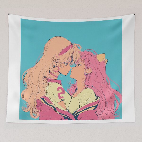Artikelvorschau, Retro-90er-Shoujo-Anime-Poster entworfen und verkauft von Christian Weiss.