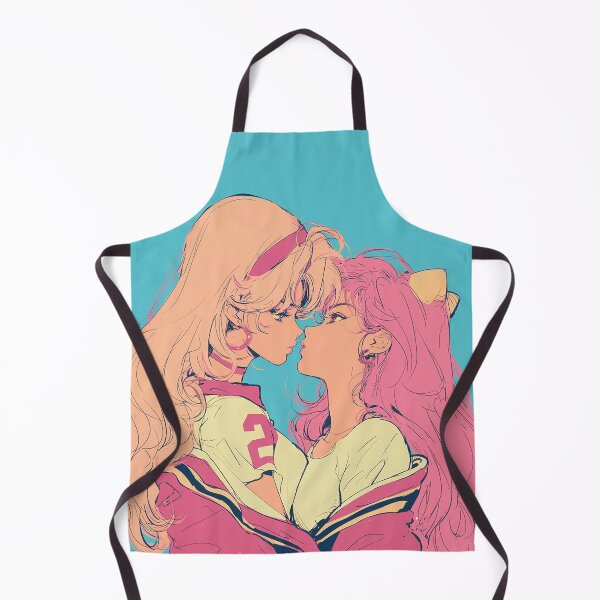 Aperçu de l'œuvre Affiche d'anime Shoujo rétro des années 90 créée et vendue par Christian Weiss.