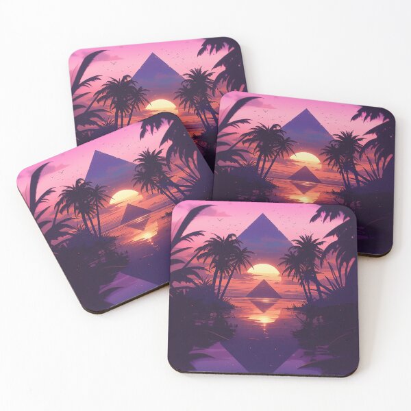 Item preview, Synthwave Pyramid Sunset designed and sold by Christian Weiss.