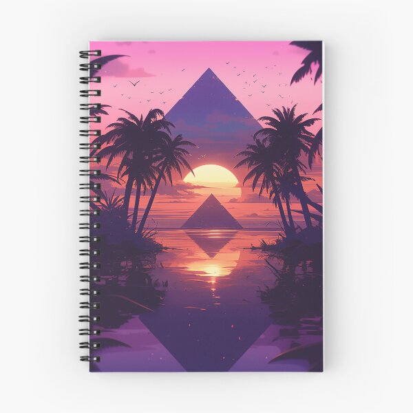 Item preview, Synthwave Pyramid Sunset designed and sold by Christian Weiss.