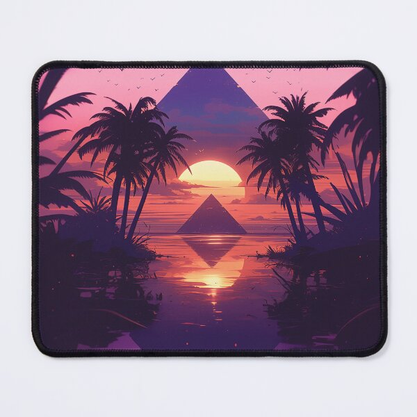 Item preview, Synthwave Pyramid Sunset designed and sold by Christian Weiss.