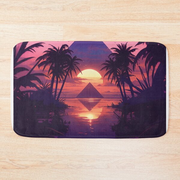 Item preview, Synthwave Pyramid Sunset designed and sold by Christian Weiss.