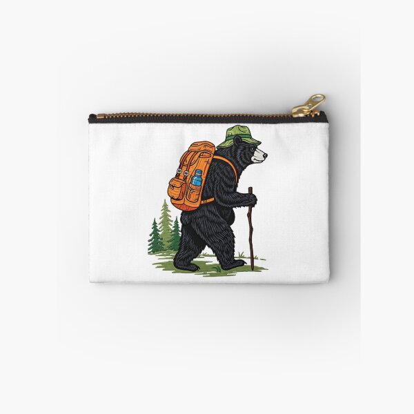 Item preview, Hiking Bear with Backpack designed and sold by TeeARTHY.
