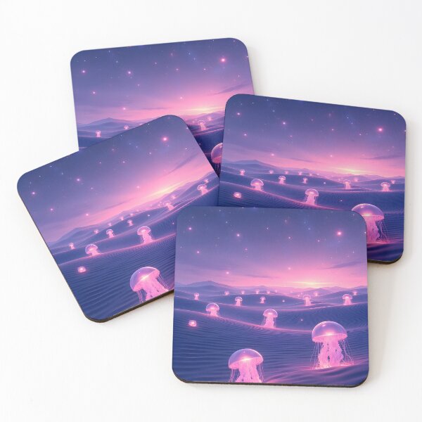 Item preview, Luminous Jellyfish Desert designed and sold by oanaunciuleanu.