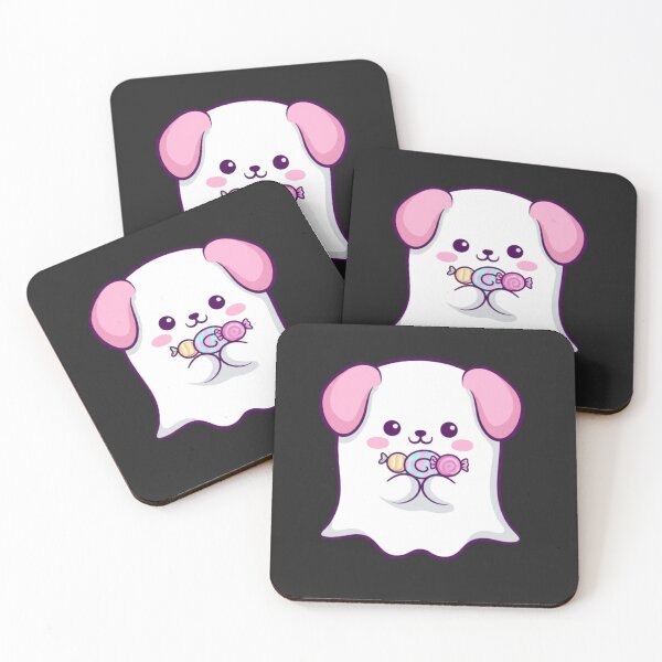 Item preview, Cute Chibi Puppy Ghost – Funny Kawaii Halloween designed and sold by ColorSplash123.