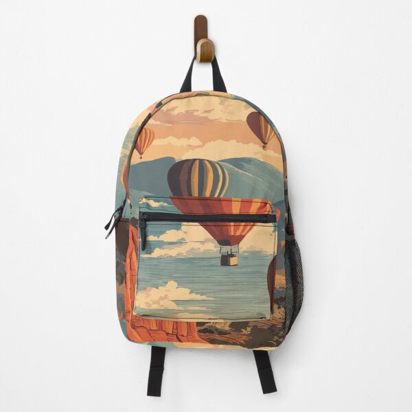 Item preview, Albuquerque New Mexico Travel Poster | Vintage Hot Air Balloon Fiesta Wall Art designed and sold by TuncGK.