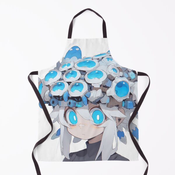 Item preview, Neon Mecha Halo Anime Portrait designed and sold by bubblegoth.