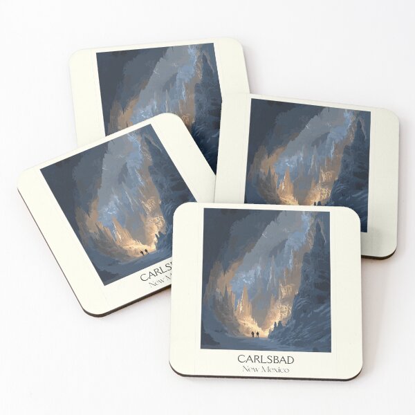 Item preview, Carlsbad Caverns New Mexico Poster | Vintage National Park Wall Art designed and sold by TuncGK.