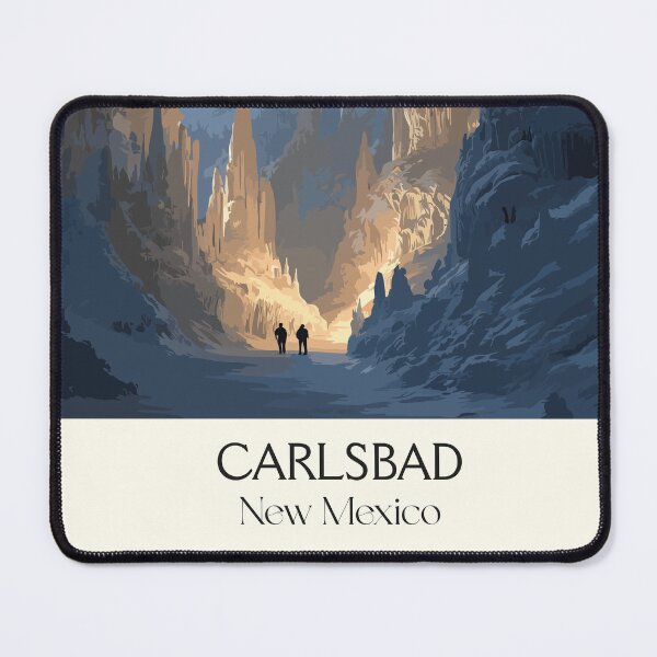 Item preview, Carlsbad Caverns New Mexico Poster | Vintage National Park Wall Art designed and sold by TuncGK.