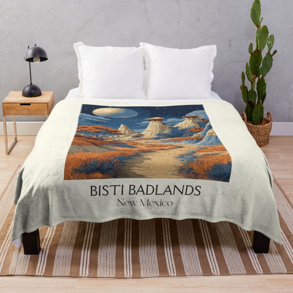 Artikelvorschau, Bisti Badlands New Mexico Reiseposter | Vintage De-Na-Zin Wildniskunst entworfen und verkauft von TuncGK.