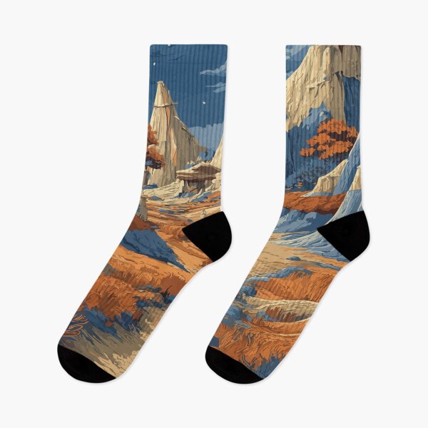 Item preview, Bisti Badlands New Mexico Travel Poster | Vintage De-Na-Zin Wilderness Art designed and sold by TuncGK.