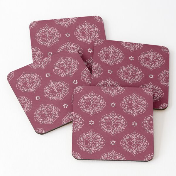 Item preview, Rosh Hashanah Pattern – Apples, Honey and Pomegranates designed and sold by Kalleryart.